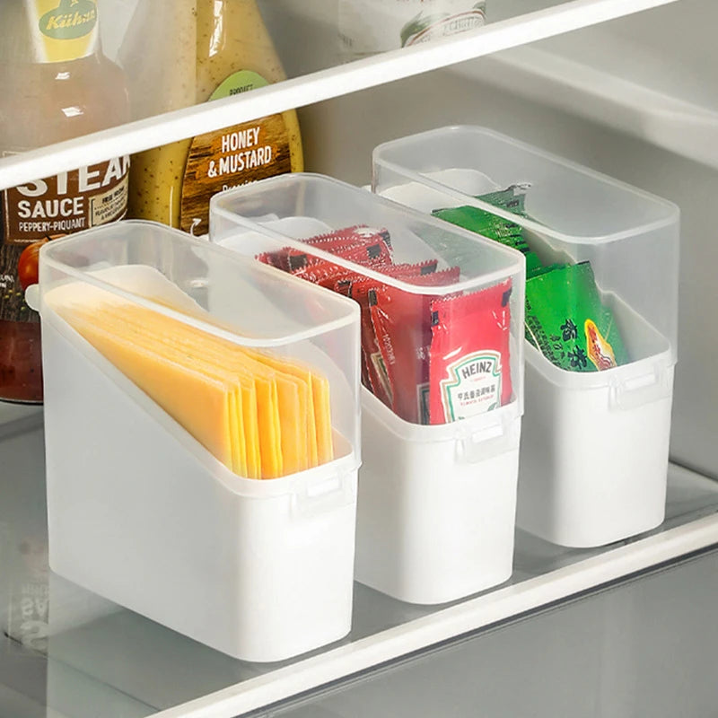 Airtight Slice Cheese Container – Large Fridge Storage Solution