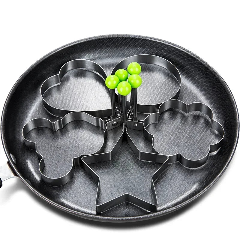 Love Your Eggs – Heart-Shaped Stainless Steel Mold for Eggs & Pancakes