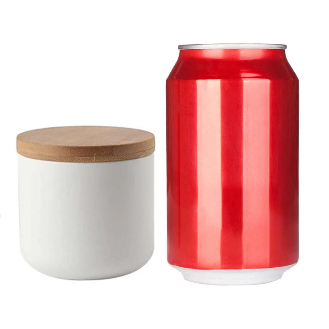 Ceramic Storage Jar with Bamboo Lid – Perfect for Grains, Coffee, Tea & Spices