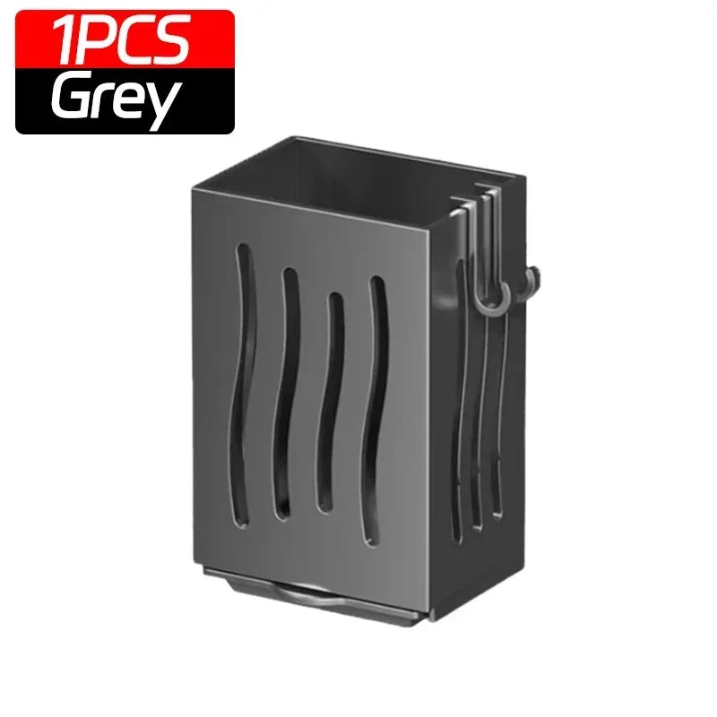 2-in-1 Chopstick Holder & Cutlery Organizer Box with Drainage Design
