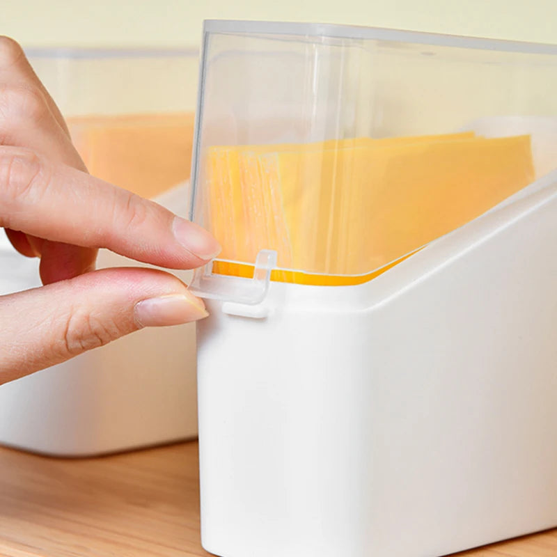 Airtight Slice Cheese Container – Large Fridge Storage Solution