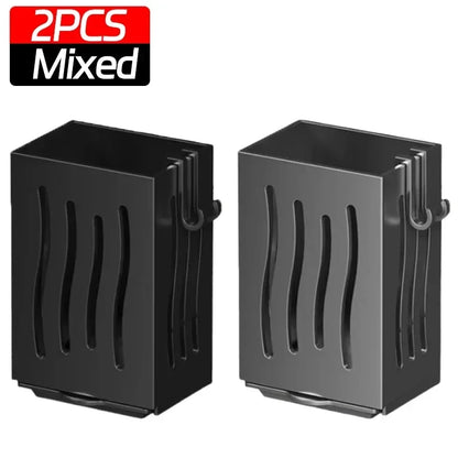 2-in-1 Chopstick Holder & Cutlery Organizer Box with Drainage Design